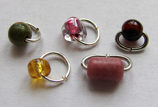 Beaded Jump Rings