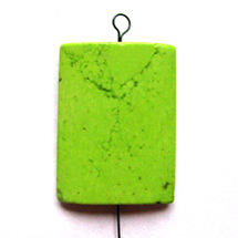 Netted Rectangle Bead Pendant