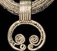 Judy Larson's Coiled Wire Jewelry Series Part 1 - Everything New is Old - , Classic Wire Jewelry, Coiling, Coiling Wire, Wire Coiling, Loops, Wire Loop, Wrapped Wire Loop, , Lunula shape