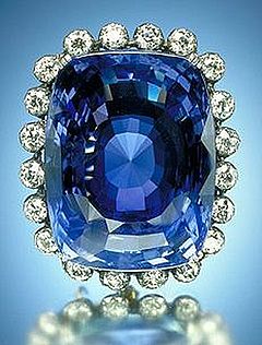 Judy Ellis's September Birthstone - Sapphire - , General Education, Design, , The 423-carat (85 g) blue Logan Sapphire