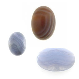 Judy Ellis's Gem Profile- Banded Agate and Brecciated Agate - , General Education, , Blue Lace Agate