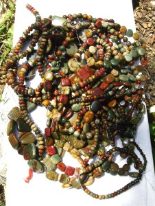 Dale Armstrong's Gem Profile- Bloodstone - , General Education, , Bloodstone and Jasper beads