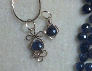 Judy Ellis's Gem Profile- Iolite - , General Education, , Iolite Bead Pendant