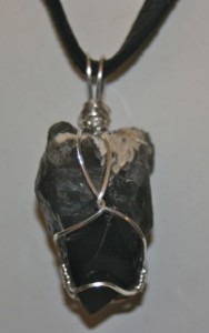 Dale Armstrong's Gem Profile- Smoky Quartz - , General Education, , Smoky quartz stone wrapped with sterling silver wire