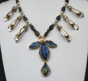 Dale Armstrong's Gem Profile- Labradorite - , General Education, , Spectrolite cabochon necklace