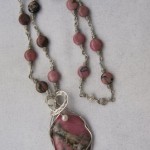 Judy Ellis's Gem Profile- Rhodonite - , General Education, , Rhodonite Necklace 