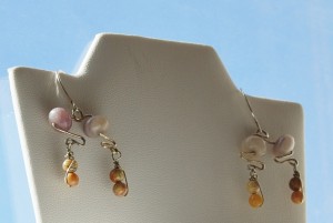 Judy Ellis's Gem Profile- Lepidolite and Sugilite - , General Education, , Lepidolite earrings