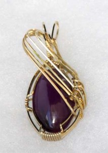 Judy Ellis's Gem Profile- Lepidolite and Sugilite - , General Education, , Sugilite pendant