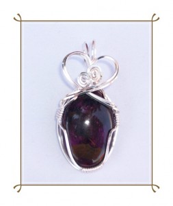 Judy Ellis's Gem Profile- Lepidolite and Sugilite - , General Education, , Sugilite Pendant