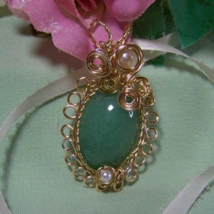 Dale Armstrong's Gem Profile- Aventurine - , General Education, , Aventurine pendant