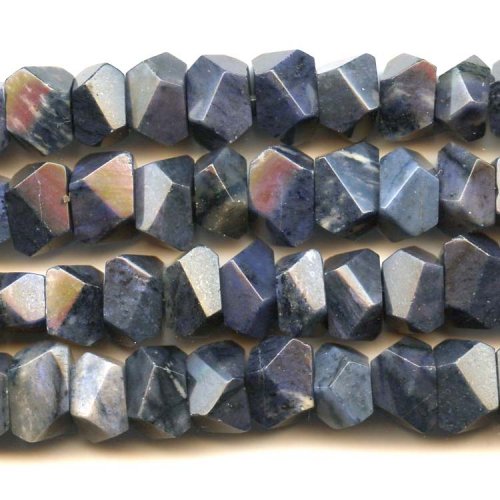 Judy Ellis's Gem Profile- Dumortierite - , General Education, , Faceted Dumortierite beads