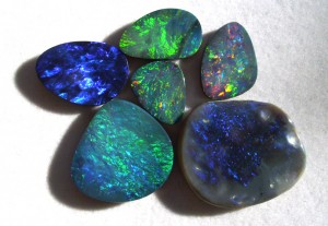 Dale Armstrong's Gem Profile- Black Precious Opal - , General Education, , Black opal cabs