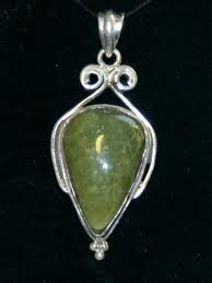 Judy Ellis's Gem Profile- Vesuvianite - , General Education, , Vesuvianite pendant