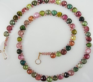 Judy Ellis's Gem Profile- Tourmaline - , General Education, , Tourmaline bead choker