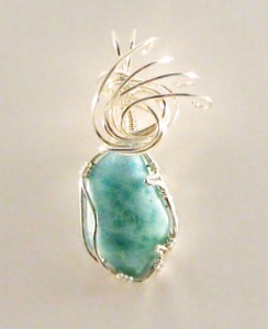 Judy Ellis's Gem Profile- Larimar - , General Education, , Larimar pendant