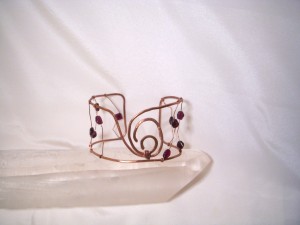 Judy Ellis's Gem Profile- Garnet - , General Education, , Garnet cuff