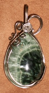 Judy Ellis's Gem Profile- Seraphinite - , General Education, , Seraphinte pendant