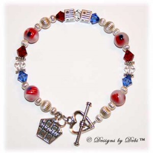 Judy Ellis's Remembering the Fallen - , Inspiration, Beads, Patriotic bracelet