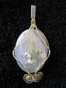 Judy Ellis's Gem profile- Paua and Abalone - , General Education, , Mother of Pearl Pendant