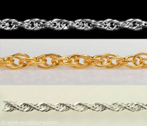 Judy Ellis's About Jewelry Chain- Wheat Chain and Rope Chain - , General Education, Design, Rope Chain