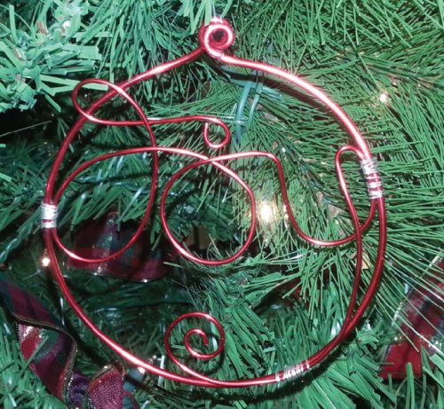 Judy Ellis's Wire Wrapped Christmas Tree - , Inspiration, Wire Wrapping, Wrapping, Wire Wrapping Jewelry, Design, Joy Ornament