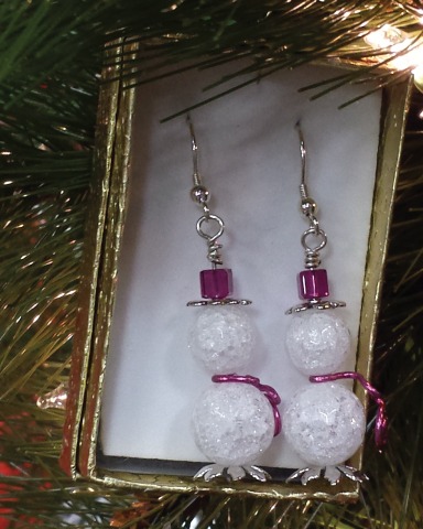 Judy Ellis's Wire Wrapped Christmas Tree - , Inspiration, Wire Wrapping, Wrapping, Wire Wrapping Jewelry, Design, Snowmen Earrings