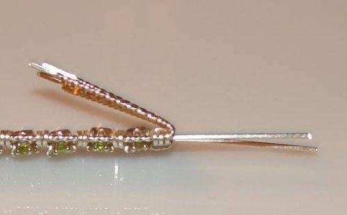 Bonnie Triola's Tennis Bracelet - , Classic Wire Jewelry, Wire Wrapping, Wrapping, Wire Wrapping Jewelry, 