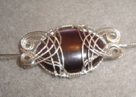 Cathrine King's Faberge Egg Pendant  - , Classic Wire Jewelry, Wire Wrapping, Wrapping, Wire Wrapping Jewelry, 