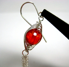 Sonja Kiser's Tassel Earrings - , Contemporary Wire Jewelry, Wire Wrapping, Wrapping, Wire Wrapping Jewelry, 