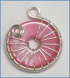 Judy Larson's Snail Trail Spiral Earrings - , Contemporary Wire Jewelry, Wire Wrapping, Wrapping, Wire Wrapping Jewelry, Weaving, Wire Weaving, Weaving Wire, Variation.