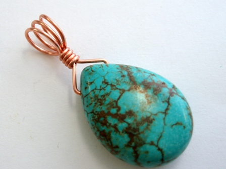 Abby Hook's Wire Wrapped Bail for Top-drilled Stones - , Findings & Components, Toggles & Clasps, Earwire & Headpin, Findings, Clasps, Components, Loops, Wire Loop, Wrapped Wire Loop, Wire Wrapping, Wrapping, Wire Wrapping Jewelry, splay the wires