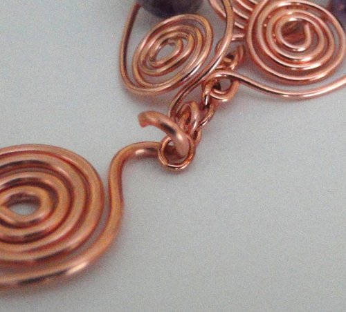 Debora Mauser 's Wire Spiral Earrings - , Contemporary Wire Jewelry, Coiling, Coiling Wire, Wire Coiling, Loops, Wire Loop, Wrapped Wire Loop, Wire Wrapping, Wrapping, Wire Wrapping Jewelry, Attach ear wires.