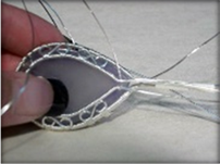 Cynthia Wyatt's Infinity Pendant - , Contemporary Wire Jewelry, Coiling, Coiling Wire, Wire Coiling, Lashing, Wire Lashing, Wire Wrapping, Wrapping, Wire Wrapping Jewelry, Wrapping 20 gauge and 22 gauge wrapped wire to the stone.