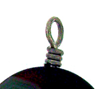 Dale Armstrong's Quick Bead and Wire Pendant - , Contemporary Wire Jewelry, Loops, Wire Loop, Wrapped Wire Loop, Wire Wrapping, Wrapping, Wire Wrapping Jewelry, Make and wrap a loop for the bail.