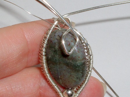 Abby Hook's Seed of Change Pendant - Make another curve., Wire Weaving, Weaving, Wire Weaving, Weaving Wire, make another bend