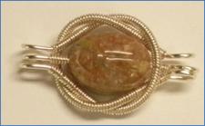 Judy Larson's Scarab Bracelet - , Contemporary Wire Jewelry, Coiling, Coiling Wire, Wire Coiling, Wire Wrapping, Wrapping, Wire Wrapping Jewelry, Variations.