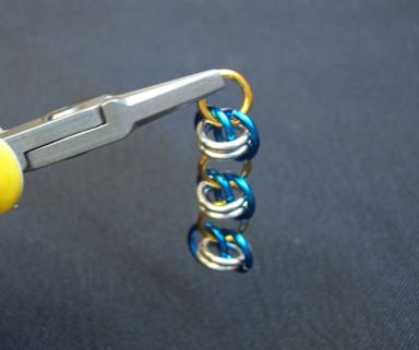 Rebecca Rudaski's Beautiful Barrels Earrings - , Chain Maille Jewelry, Making Chain, Chain Making , Finish one component