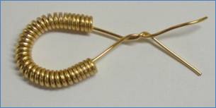 Judy Larson's Coiled Rosette Link - , Findings & Components, Toggles & Clasps, Earwire & Headpin, Coiling, Coiling Wire, Wire Coiling, Findings, Clasps, Components, Loops, Wire Loop, Wrapped Wire Loop, Spirals, Wire Spiral, Spiral Wire Wrap, Twisting Rosette connections