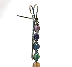 Jill Gentry's Chakra Pendant - , Classic Wire Jewelry, Weaving, Wire Weaving, Weaving Wire, 