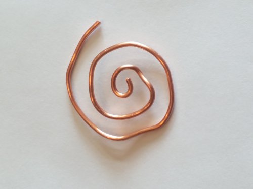 Jennifer VanBenschoten's Sacred Spiral Pendant - , Contemporary Wire Jewelry, How To Punch Holes, Hole Punching, Punch A Hole, Spirals, Wire Spiral, Spiral Wire Wrap, Oxidizing Wire, Oxidizing, Antiquing Wire, Antiquing, complete the spiral