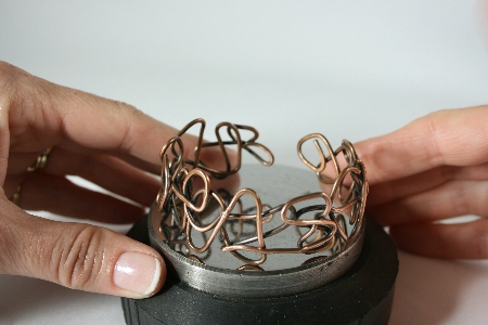 Patti Bullard's Right Angles Cuff - , Classic Wire Jewelry, Wire Wrapping, Wrapping, Wire Wrapping Jewelry, 