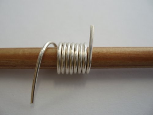 Abby Hook's Spiral Wire End Caps - Prepare the End Cap, Findings & Components, Toggles & Clasps, Earwire & Headpin, Spirals, Wire Spiral, Spiral Wire Wrap, wrap 7 coils