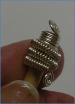 Judy Larson's Coiled End Caps - , Findings & Components, Toggles & Clasps, Earwire & Headpin, Coiling, Coiling Wire, Wire Coiling, Findings, Clasps, Components, Spirals, Wire Spiral, Spiral Wire Wrap, Closing End Cap