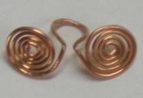 Judy Larson's Coiled Wire Jewelry Series Part 2 - Egyptian Coil Bracelet - , Contemporary Wire Jewelry, Coiling, Coiling Wire, Wire Coiling, Loops, Wire Loop, Wrapped Wire Loop, Spirals, Wire Spiral, Spiral Wire Wrap, Wire Wrapping, Wrapping, Wire Wrapping Jewelry, Finished Copper wire component