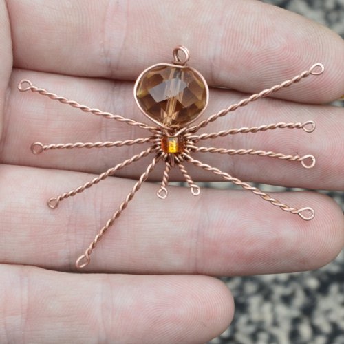 Deborah Kelly's Wire Spider Ornament - , Holiday Designs, , wire spider