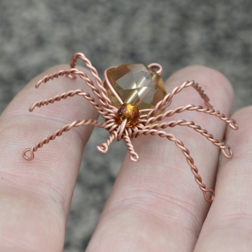 Deborah Kelly's Wire Spider Ornament - , Holiday Designs, , wire spider