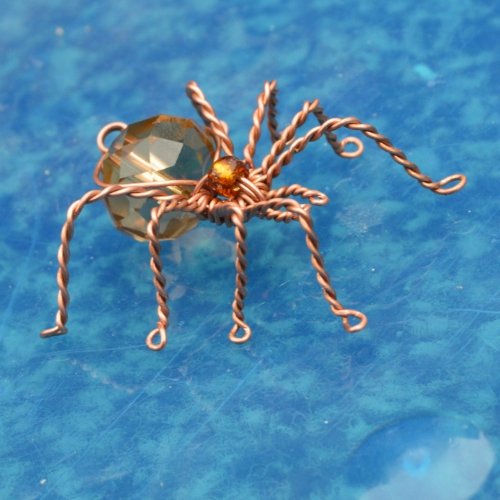 Deborah Kelly's Wire Spider Ornament - , Holiday Designs, , wire spider