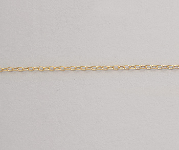 Gold Filled Cable Chain 1.0mm  - 10 Feet