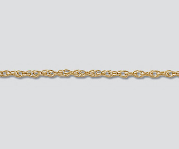 Gold Filled Rope Chain 1.07mm - 10 Feet