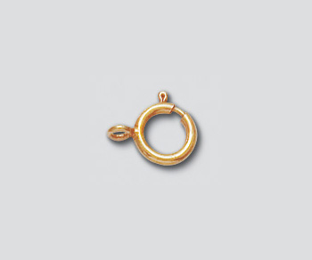 Gold Filled Spring Ring 6mm Closed - Pack of 10